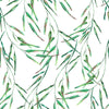 Voguish Long Leaves Wallpaper Chic