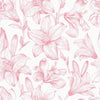Stylish Pink Lilies Wallpaper Chic