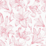 Stylish Pink Lilies Wallpaper Chic