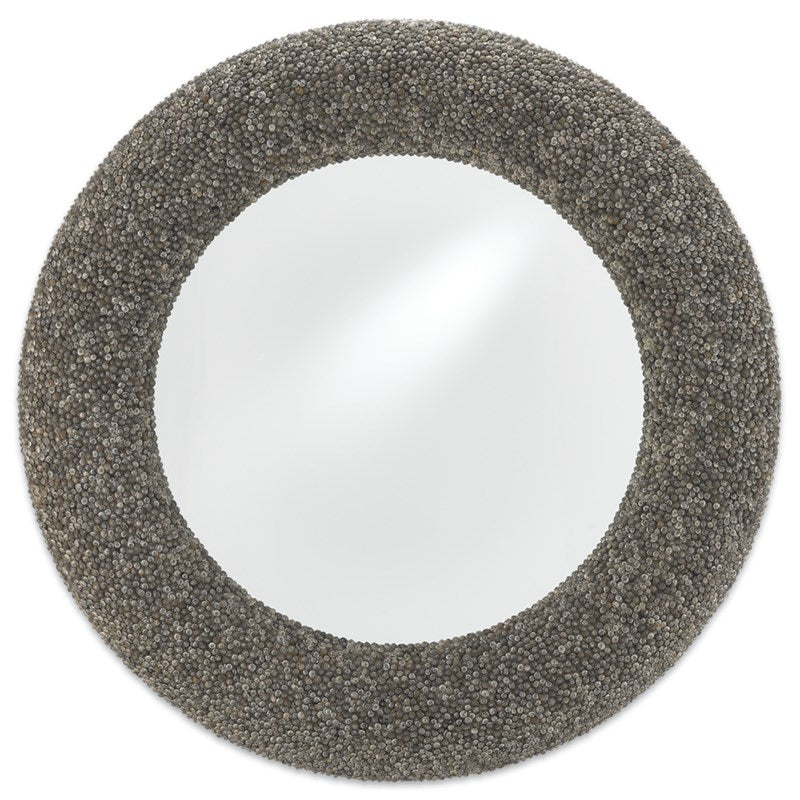 Currey and Company Batad Shell Round Mirror 1000-0018