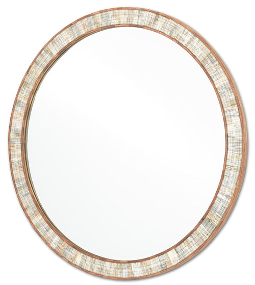 Currey and Company Hyson Round Mirror 1000-0070