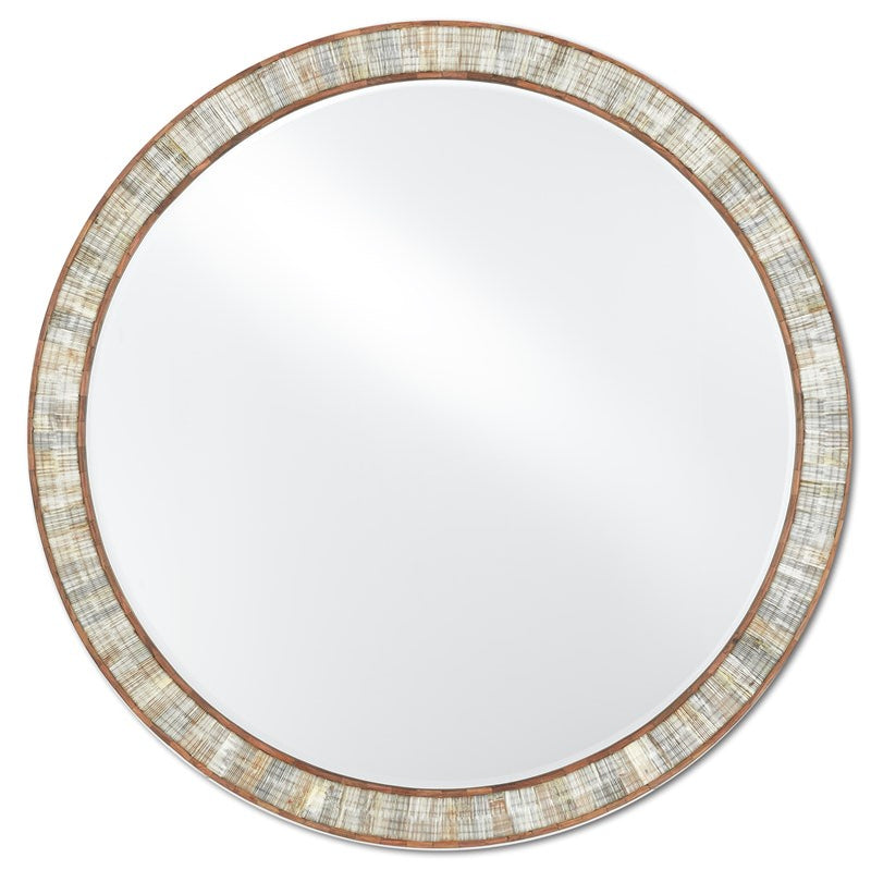 Currey and Company Hyson Round Mirror 1000-0070