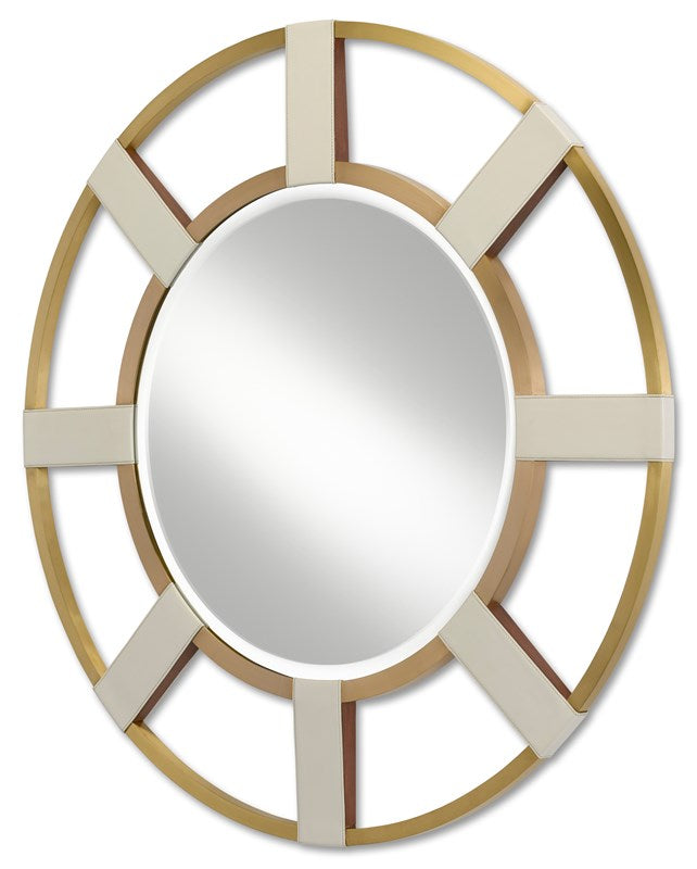 Currey and Company Camille Round Mirror 1000-0083