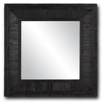 Currey and Company Kanor Black Square Mirror 1000-0117