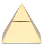 Currey and Company Paxton Brass Small Pyramid 1200-0140