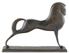 Currey and Company Assyrian Bronze Horse 1200-0365