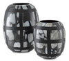 Currey and Company Schiappa Glass Vases Set of 2 1200-0377