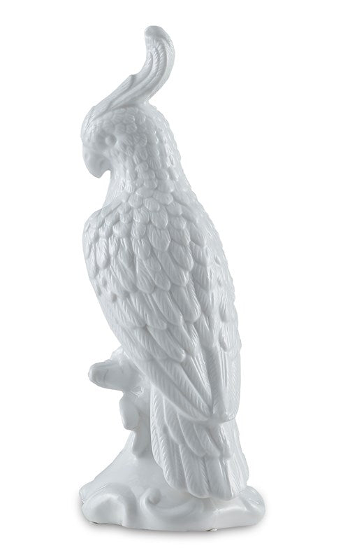 Currey and Company Empress Parrot on Branch Right Face 1200-0384