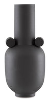 Currey and Company Happy 40 Long Black Vase 1200-0401