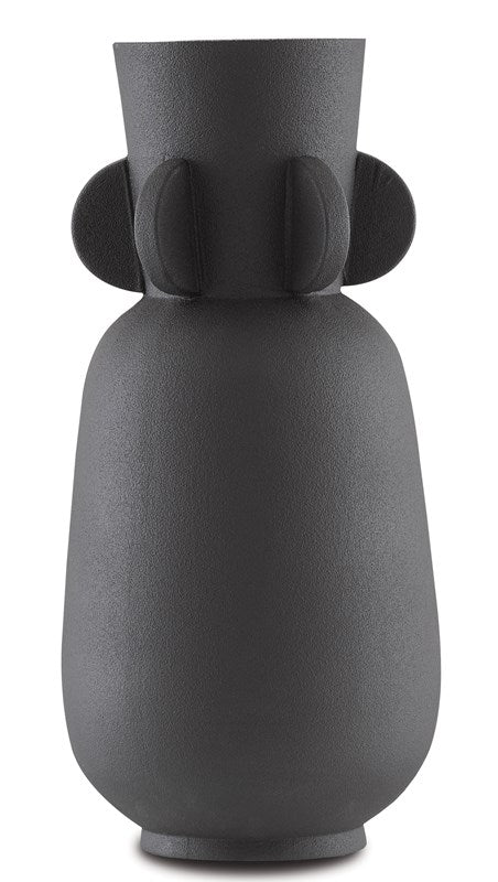 Currey and Company Happy 40 Wings Black Vase 1200-0403