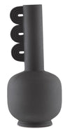 Currey and Company Happy 40 Three Wings Black Vase 1200-0407
