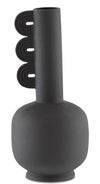 Currey and Company Happy 40 Three Wings Black Vase 1200-0407