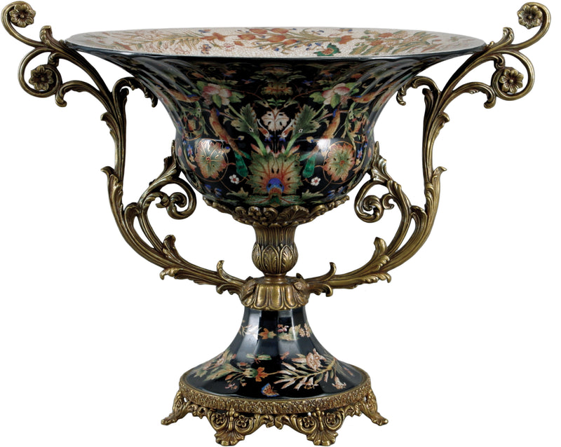 Lovecup Centerpiece Bowl with Bronze Handles - Miramar L3032