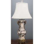 Lovecup Porcelain Swan Vase Table Lamp L098