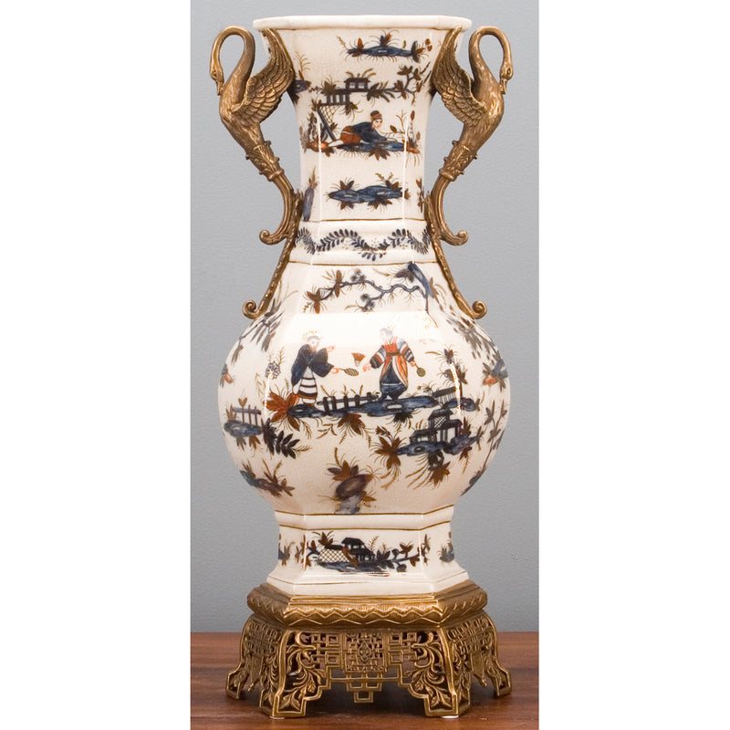Lovecup Imari Garden Porcelain Vase L098