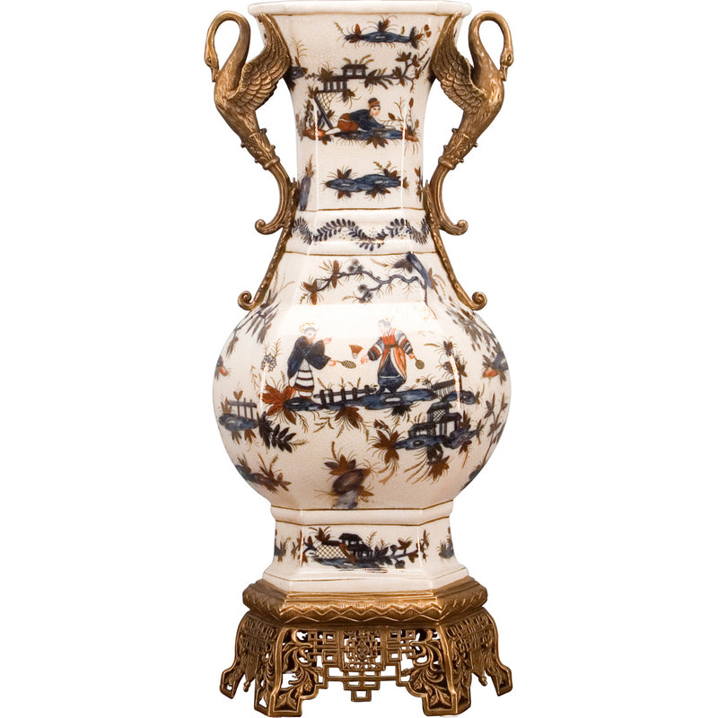 Lovecup Imari Garden Porcelain Vase L098