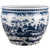 Lovecup Porcelain Fishbowl - Blue And White L150