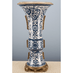 Lovecup Bird Bronze Ormolu Porcelain Vase - LOVECUP