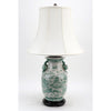 Lovecup Porcelain Lamp - Green And White Willow L142