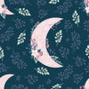 Pink Floral Moon Wallpaper