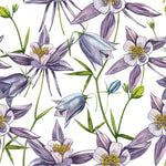 Purple Exotic Flowers Wallpaper