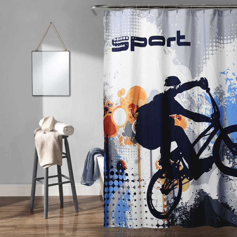 BMX Shower Curtain