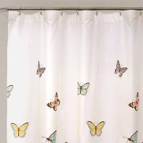 Flutter Butterfly Shower Curtain