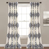 Keya Medallion Light Filtering Window Curtain Panel Set