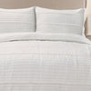 Pom Pom Stripe Quilt 3 Piece Set