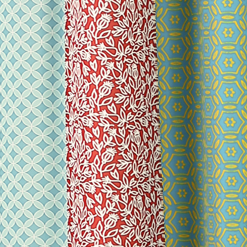 Boho Patch Shower Curtain