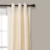 Prima Velvet Solid Grommet Light Filtering Window Curtain Panel Set