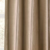 Prima Velvet Solid Grommet Light Filtering Window Curtain Panel Set