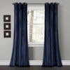 Prima Velvet Solid Grommet Light Filtering Window Curtain Panel Set