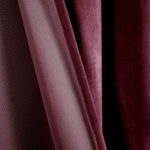 Prima Velvet Solid Grommet Light Filtering Window Curtain Panel Set