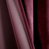 Prima Velvet Solid Back Tab Rod Pocket Light Filtering Window Curtain Panel Set