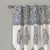 Teardrop Leaf Room Darkening Window Curtain Panel Set