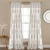 Teardrop Leaf Room Darkening Window Curtain Panel Set
