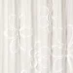 Ruffle Flower Shower Curtain