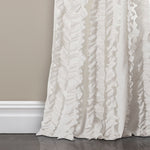 Sophia Ruffle Window Curtain Panel Set