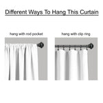 Linear Tree Insulated Rod Pocket Blackout Curtain Panel Set