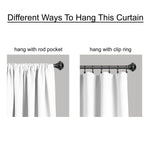 Farmhouse Stripe Reyna Ruffle Window Curtain Panel Set