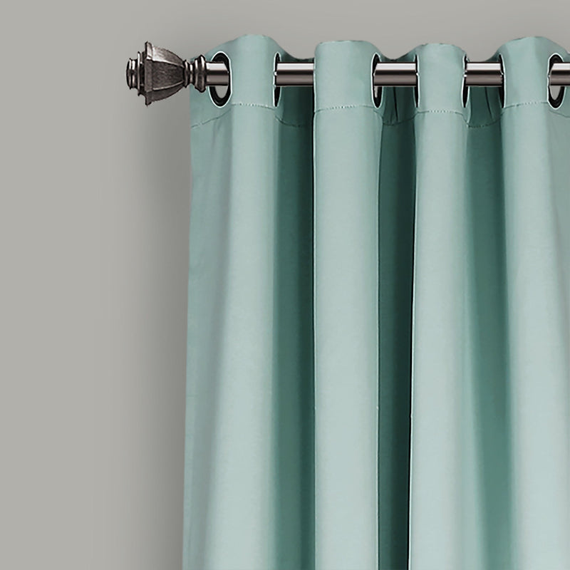 Insulated Grommet Blackout Window Curtain Panel Set