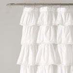 Lace Ruffle Shower Curtain