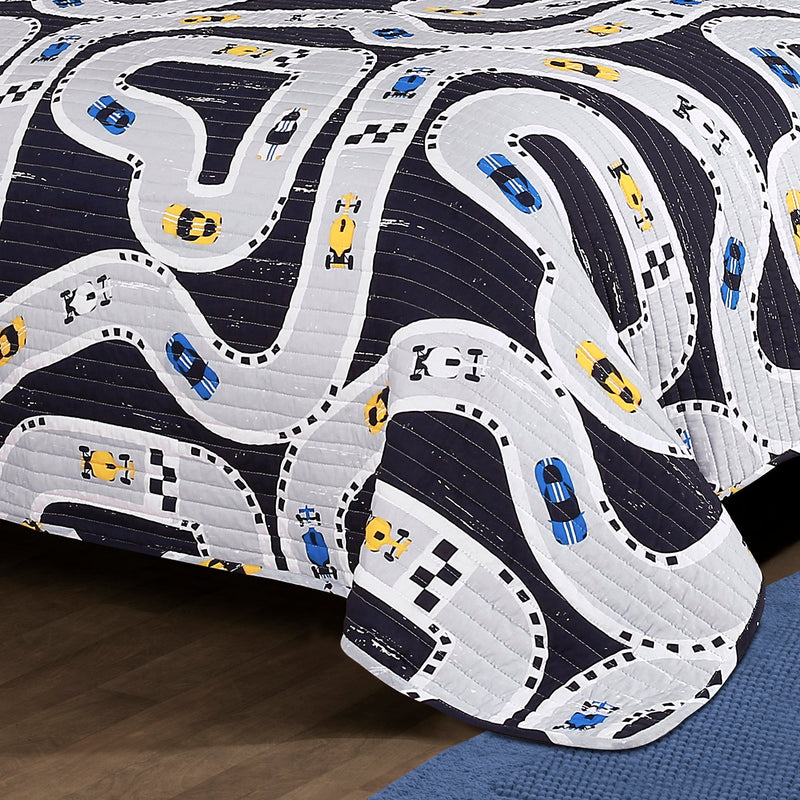 Car Tracks Quilt Set
