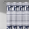 Llama Stripe Shower Curtain