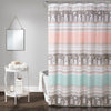 Llama Stripe Shower Curtain