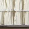 Lace Ruffle Shower Curtain