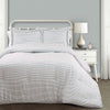 Farmhouse Stripe Cotton Reversible Comforter Set