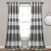 Hygge Geo Light Filtering Window Curtain Panel Set