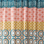 Bohemian Stripe Window Curtain Panel Set